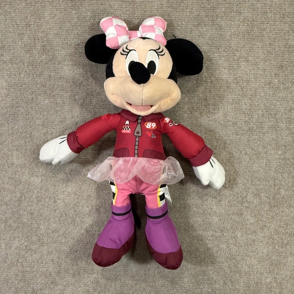 Disney Junior Mickey and the Roadster Racers Minnie Mouse 14” Plush TALKS - Picture 1 of 6